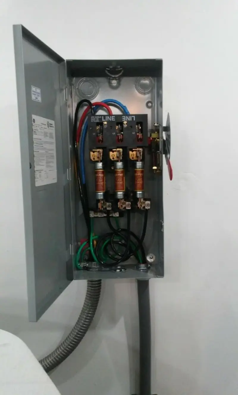 Three-phase disconnect switch installed for Electrical Wiring & Rewiring in Haverstraw